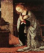 LEONARDO da Vinci Annunciation (detail) ey79 oil painting artist
